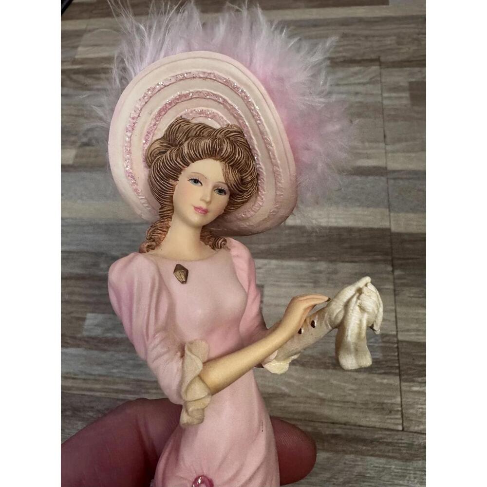 thomas kinkade pink with hope figurine 2007 limited 95 days - Picture 4 of 7